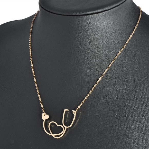 GIFT IDEA • Heart Stethoscope Necklace - Picture 4 of 4